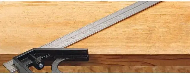 Alt view image 3 of 3 - JOHNSON 420EM Combination Square,16 In,Zinc