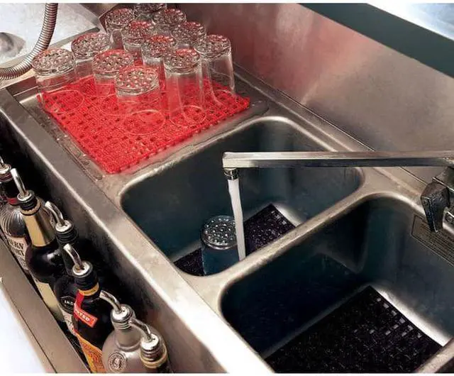 Alt view image 3 of 7 - San Jamar Bar Mat Black  PVC  VM5280BKGR