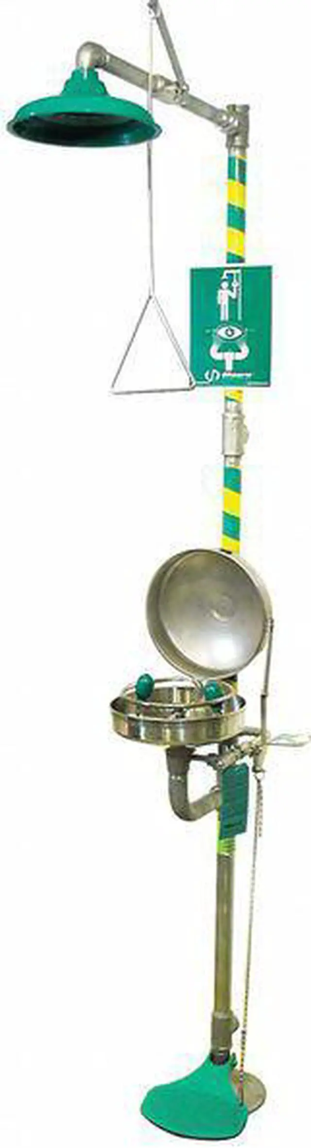 Alt view image 4 of 4 - HAWS SP220 Foot Control Assembly, Plastic, Green, For Use With, Eyewash, Shower