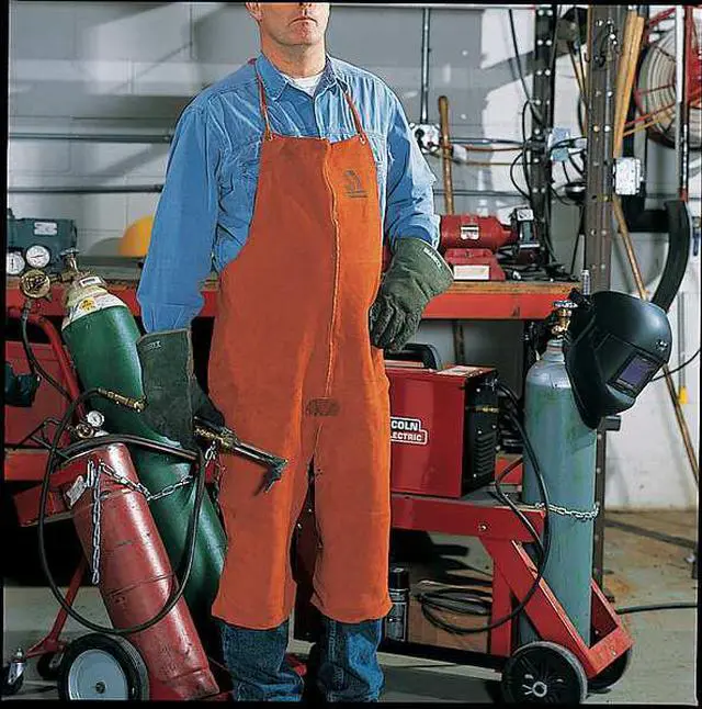 Alt view image 7 of 7 - STEINER 12174 Leather Welding Chaps