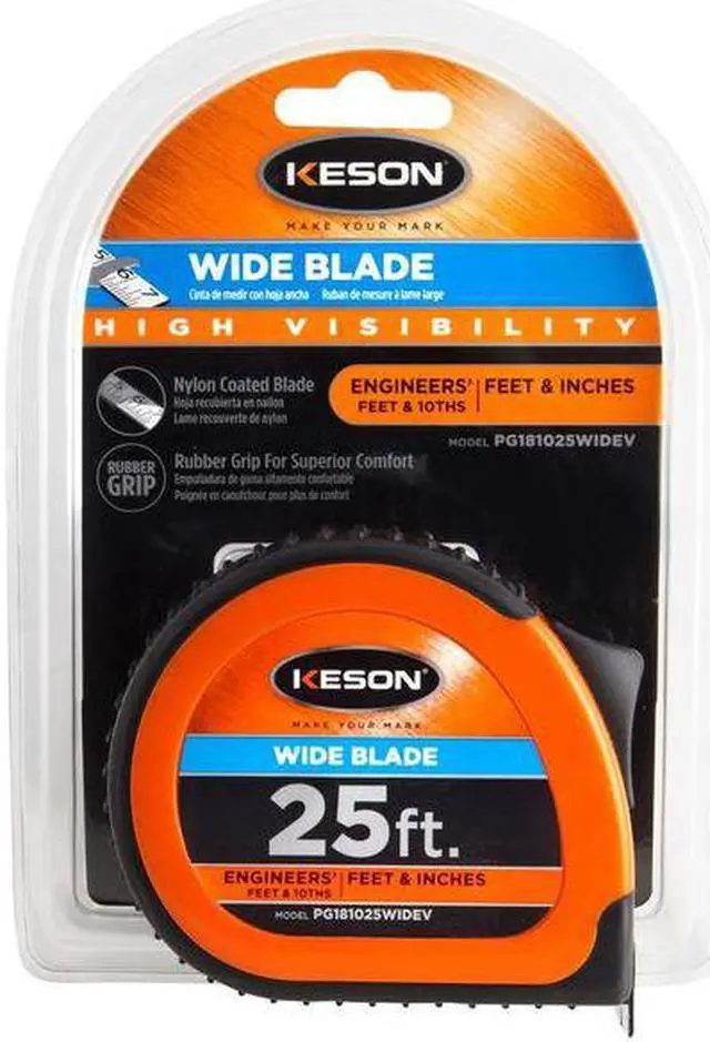 Alt view image 5 of 5 - Steel 25 ft. SAE Tape Measure