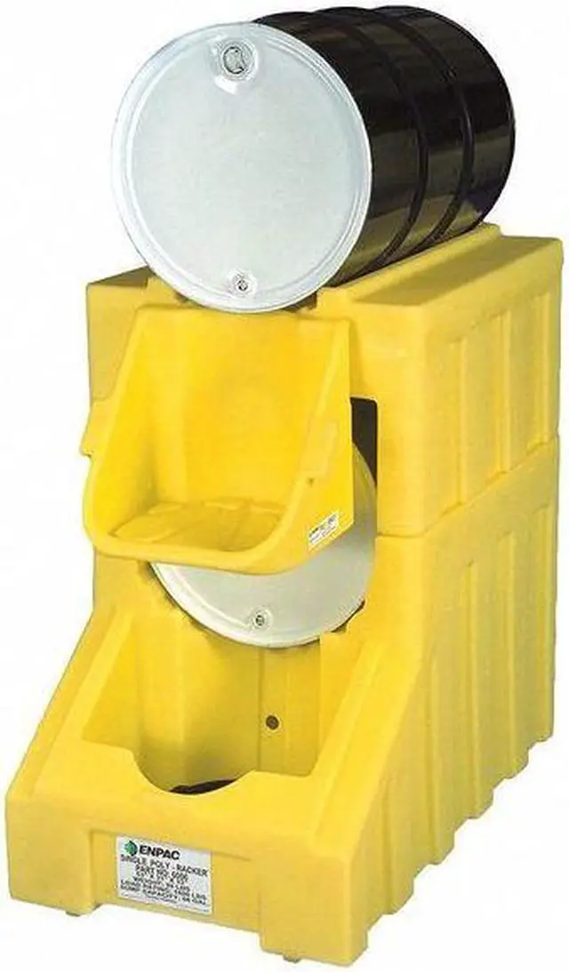 Alt view image 4 of 8 - ENPAC 6003-YE Drum Stacker Shelf,17 In. L,22 In. W