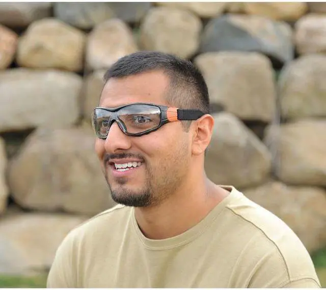 Alt view image 8 of 9 - ELVEX GG-45C-AF Safety Glasses, Wraparound Clear Polycarbonate Lens, Anti-Fog,