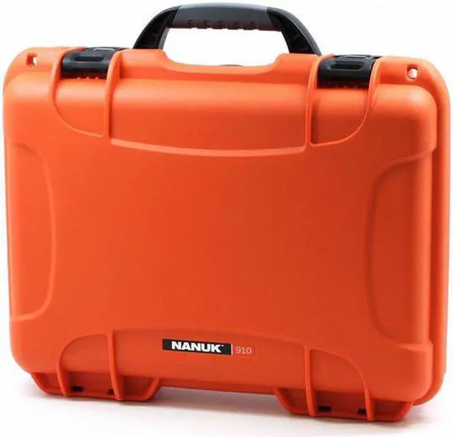 Alt view image 7 of 13 - NANUK CASES 910-1003 Orange Protective Case, 14.3"L x 11.1"W x 4.7"D
