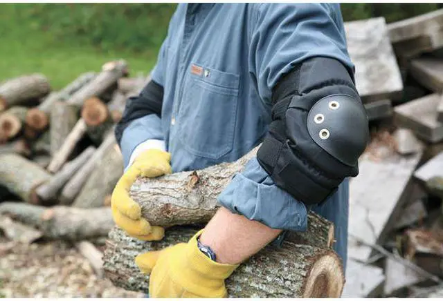Alt view image 6 of 7 - ALLEGRO 7104 Elbow Pads,Hard,Nylon,Foam,Univ,PR