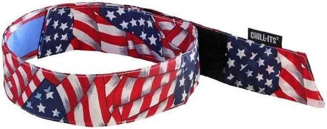 Alt view image 3 of 3 - ERGODYNE 6705CT Cooling Bandana,One Size,PVA And Cotton