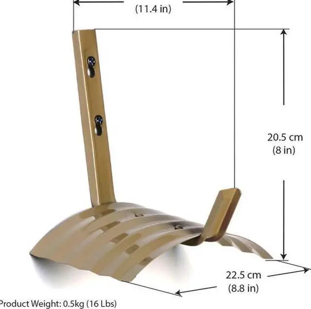Alt view image 4 of 5 - LIBERTY GARDEN 2LRK7 Wall Mount Hose Hanger,Steel,5-3/5 In.