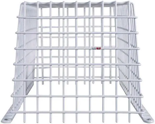 Alt view image 10 of 11 - Safety Technology International Wire Guard,Steel,White,24 1/2,Emrg Sign STI 9649