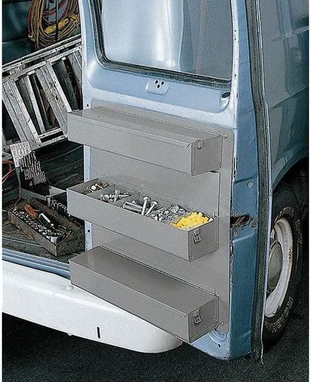 Alt view image 5 of 6 - DURHAM MFG 806-95 20 Gal. Steel Truck/Van Door Storage Tray