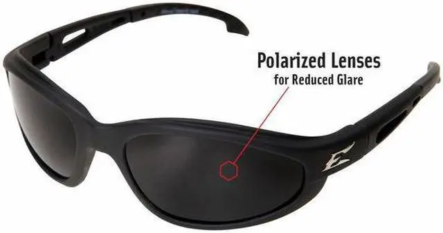 Alt view image 6 of 7 - EDGE EYEWEAR TSM216 Dakura, Safety Glasses, Anti-Scratch, Gray Lens, Black