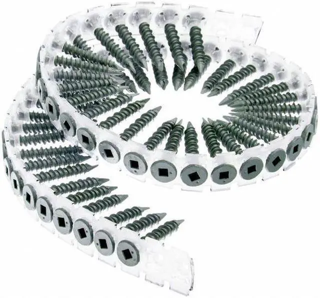 Alt view image 12 of 12 - SENCO 08T125W 8-Gauge 1-1/4 in. Collated Cement Board Screws (1,000-Pack)