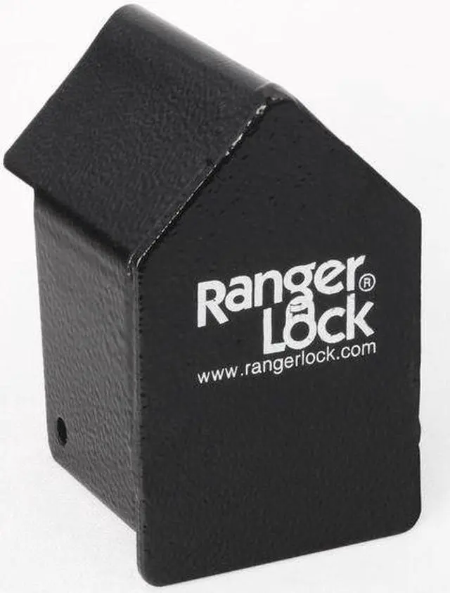 Alt view image 4 of 5 - RANGER LOCK RGCU-00 Padlock Guard,Hardened Steel,Blk,2-3/4"L