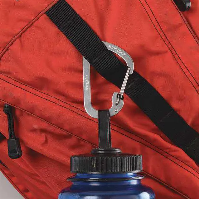 Alt view image 8 of 9 - NITE IZE SLIDELOCK CARABINER SIZE 4 (STAINLESS)