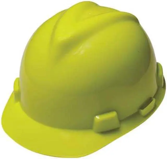 Alt view image 8 of 10 - MSA 475366 Hard Hat,FullBrim,Yellow