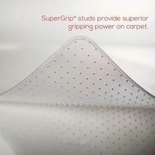 Alt view image 4 of 7 - ZORO SELECT 29PL63 Chair Mat,Traditional Lip,45 x 53 In.