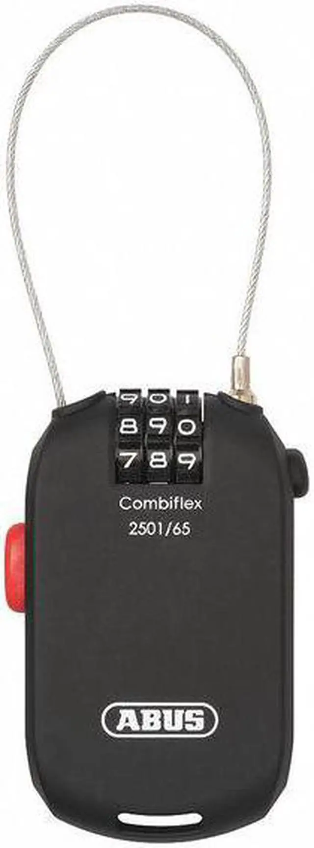 Alt view image 4 of 4 - Abus Plastic Cable Lock x 5/64", Black   2501/65