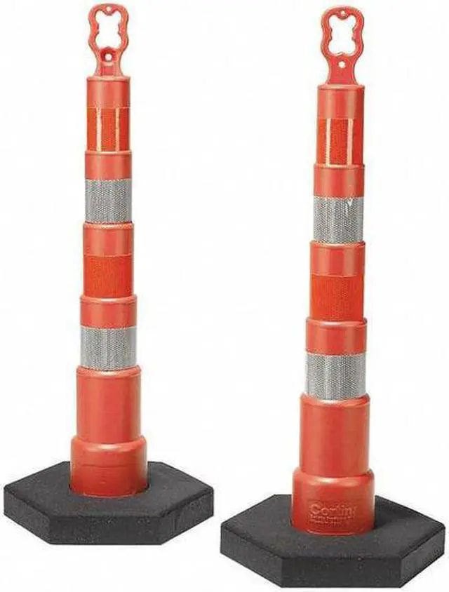 Alt view image 3 of 3 - ZORO SELECT 03-750-64HI Trim Line Channelizer,49 In. H