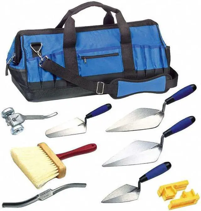 Alt view image 4 of 4 - WESTWARD 13P511 Masons Apprentice Tool Kit,8 Pcs