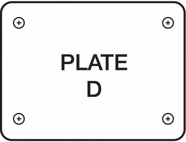 Alt view image 3 of 3 - ZORO SELECT 1NVP4 Swivel Plate Castr,Poly,8 in,1000 lb,Blk