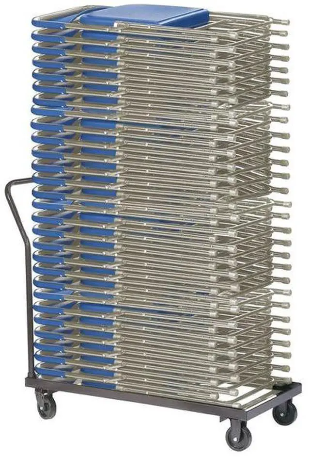 Alt view image 8 of 16 - NPS DY700800 Dolly For 800 Series Chairs - 1,100 lb Capacity - 40" x 19" x 35" - Brown