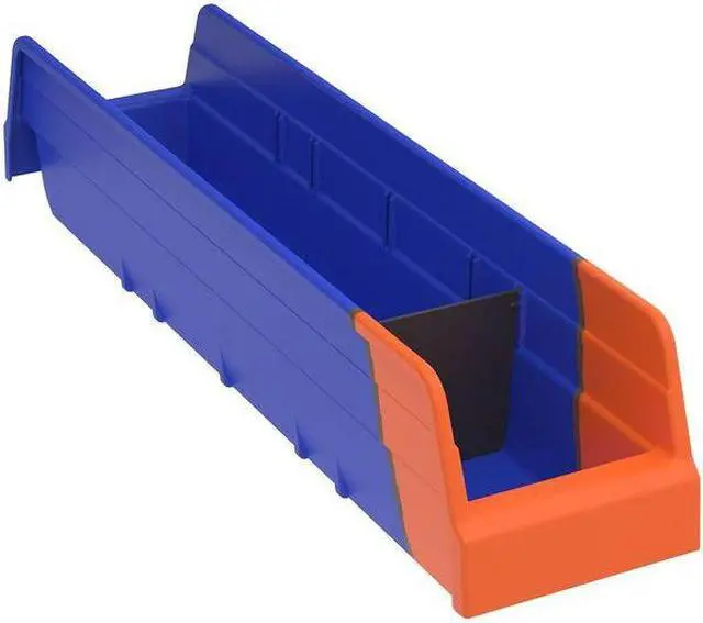 Alt view image 3 of 4 - AKRO-MILS 40442 Plastic Divider, Black, 3 7/16 in L, 2 7/8 in H, 12 PK