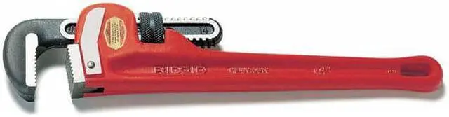 Alt view image 4 of 9 - RIDGID 31015 12 in L 2 in Cap. Cast Iron Straight Pipe Wrench