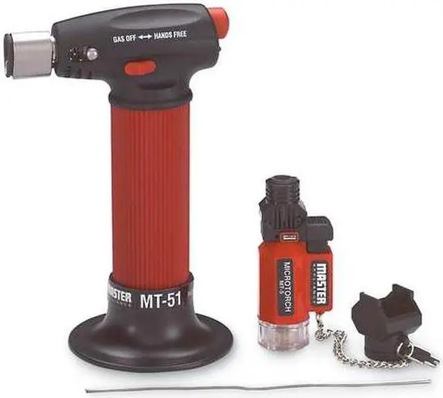 Alt view image 3 of 3 - MASTER APPLIANCE MT-51 Microtorch,w Tank and Hands Free Lock
