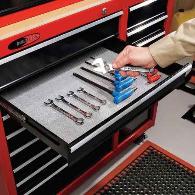 Alt view image 3 of 3 - PIG 25822 Adhesive-Backed Absorbent Tool Box Liner, Absorbs 0.38 gal Universal