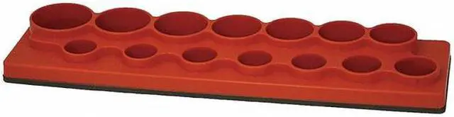 Alt view image 4 of 4 - Tool Organizer, Sockets, 1/2 Dr, Blue, Mag.