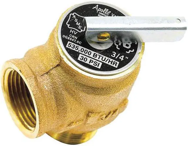 Alt view image 6 of 6 - Conbraco Industries Water Relief Valve,3/4",30psig,535000Btu  10-407-05