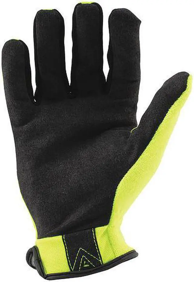 Alt view image 2 of 2 - IRONCLAD IEX-HSY-06-XXL Hi-Vis Mechanics Touchscreen Gloves, 2XL, Yellow,