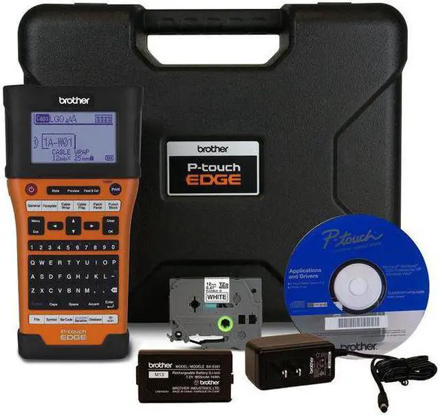 Alt view image 10 of 20 - Brother P-touch EDGE PT-E550W Electronic Label Maker