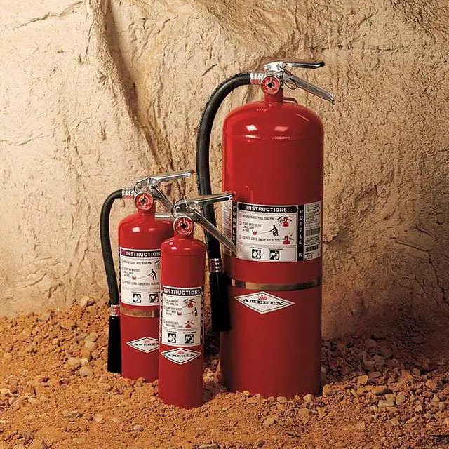 Alt view image 4 of 5 - AMEREX B410T Fire Extinguisher, 10B:C, Purple K, 2.5 lb