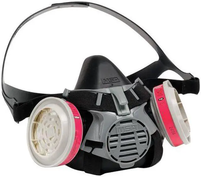 Alt view image 6 of 8 - MSA SAFETY 10102182 Half Mask Respirator, Advantage 420 Assembly, Bayonet,