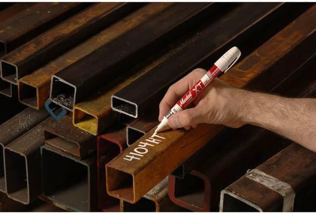 Alt view image 2 of 2 - MARKAL 97250 Paint Marker, Medium Tip, White Color Family, Paint