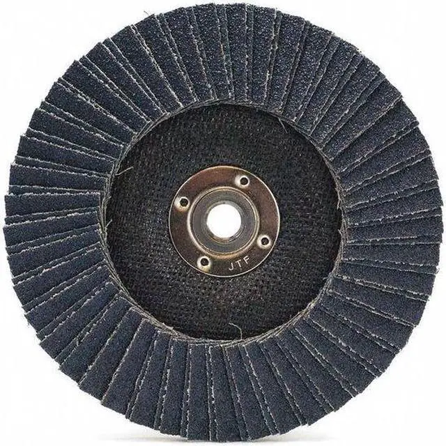 Alt view image 2 of 2 - WEILER 98924 Flap Disc,4-1/2 in.x60Grit,7/8,13000 RPM