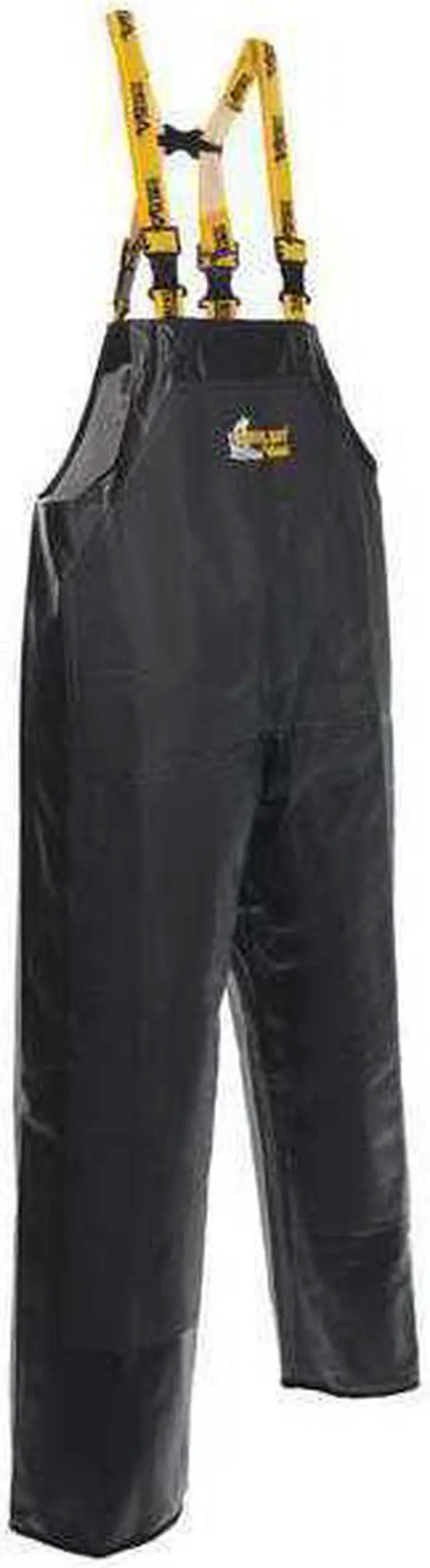 Alt view image 2 of 3 - VIKING 7110P-XXL PVC Rain Bib Pants, PVC, 33 in Inseam, 42 in Waist, 0.75 mm