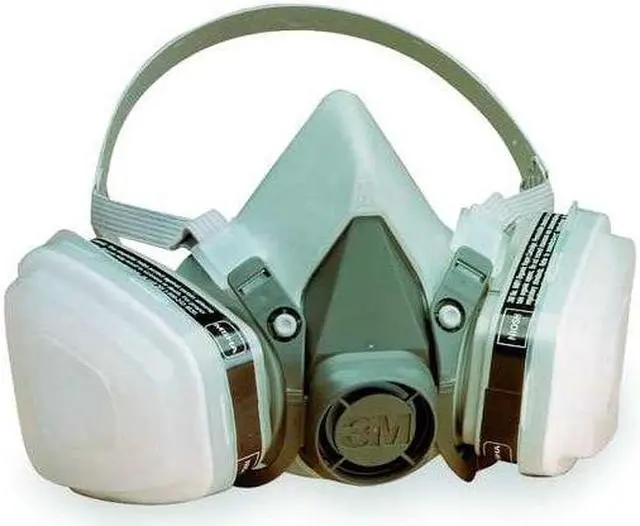 Alt view image 5 of 7 - 3M 66068 Half Facepiece Disposable Respirator 51P71, Organic Vapor/P95, Small