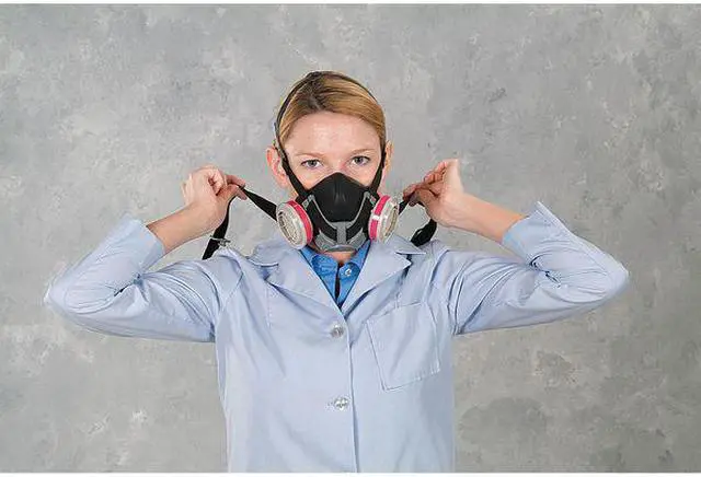 Alt view image 3 of 8 - MSA SAFETY 10102182 Half Mask Respirator, Advantage 420 Assembly, Bayonet,