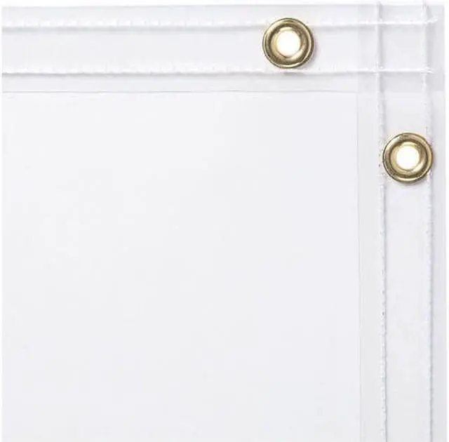 Alt view image 3 of 6 - STEINER 339-6X8 Welding Curtain, Transparent Vinyl, 8 ft. W., 6 ft. H., 13
