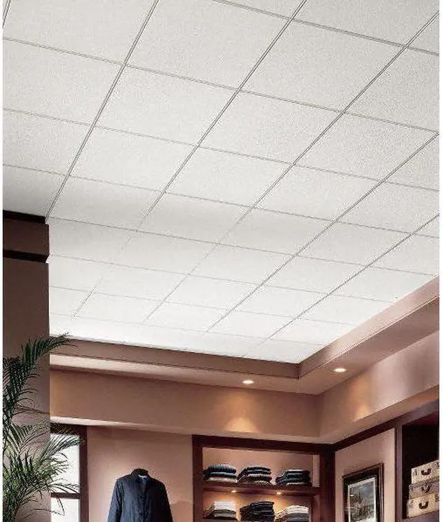 Alt view image 4 of 5 - Armstrong Ceiling Tile, 24" Width, 24" Length, 5/8" Thickness, Mineral Fiber