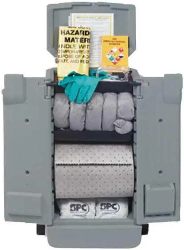 Alt view image 4 of 5 - BRADY SKO-K2 Spill Kit, 22 gal Volume Absorbed per Kit, Kaddie, Gray