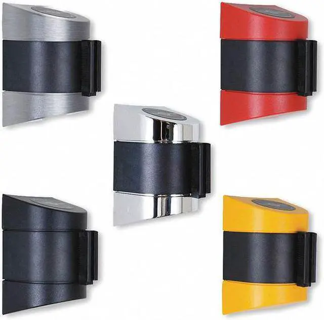 Alt view image 3 of 3 - TENSABARRIER 897-30-S-35-NO-D4X-C Belt Barrier, Yellow, Belt Yellow/Black, Belt
