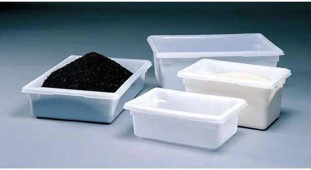 Alt view image 8 of 8 - RUBBERMAID COMMERCIAL FG331000CLR Lid,Food/Tote,Clear