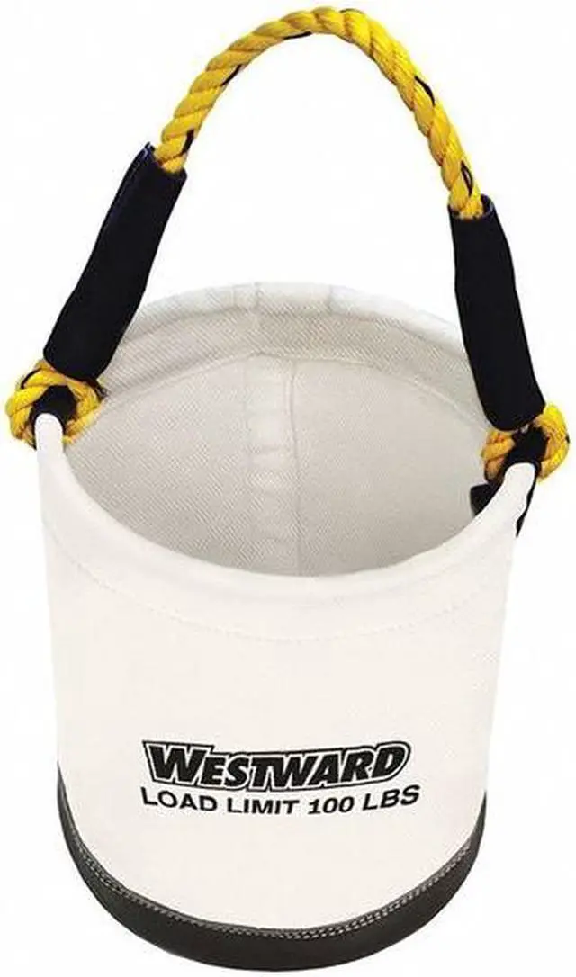Alt view image 2 of 3 - WESTWARD 53JW38 Bucket Bag, Natural, Canvas, 0 Pockets