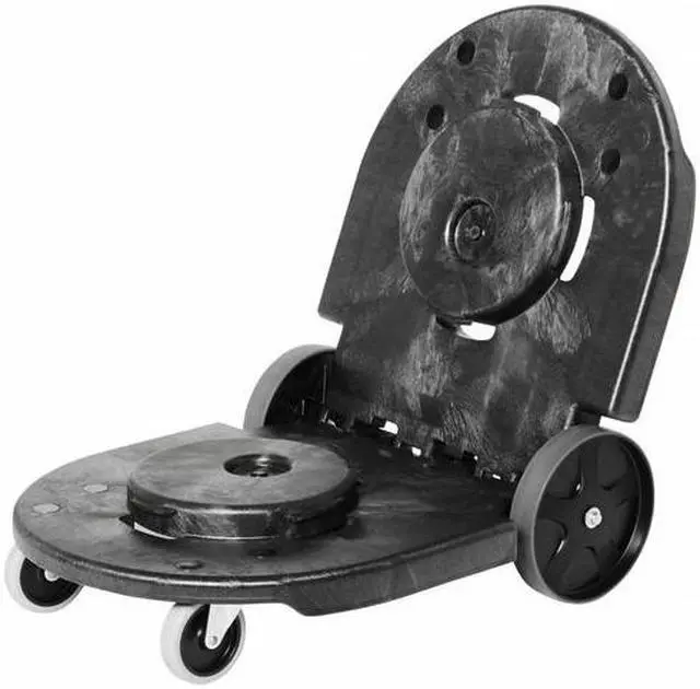 Alt view image 3 of 8 - RUBBERMAID FG264600BLA Brute Container Dolly,200 lb.,20-1/4"W,Black