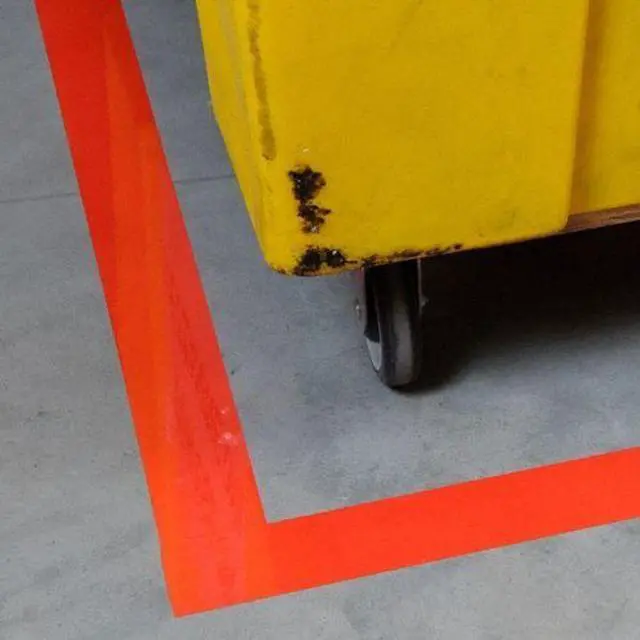 Alt view image 4 of 5 - BRADY 104373 Floor Marking Tape,Roll,4In W,100 ft. L