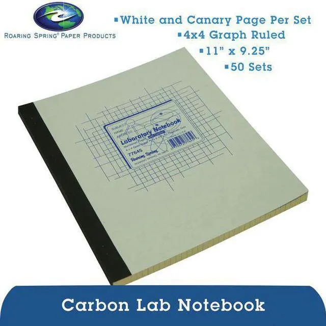 Alt view image 10 of 10 - Roaring Spring Paper Products 77645 Lab Notebook - 12 Per Case
