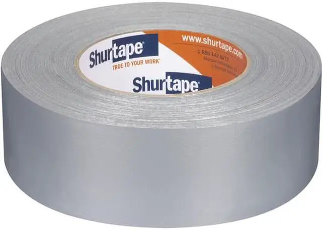 Alt view image 3 of 9 - Duct Tape,55m L,5-63/64 in. D,Silver SHURTAPE SF 682