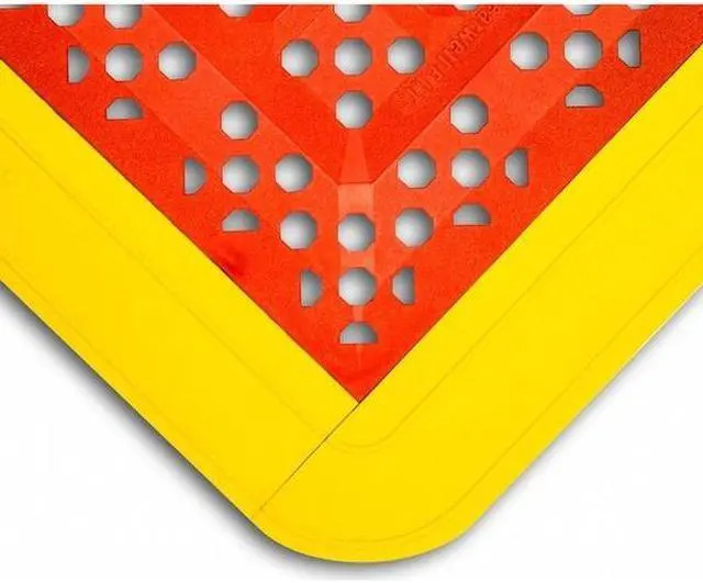 Alt view image 2 of 6 - WEARWELL 546 Interlocking Drainage Mat Kit, 5/8 in Thickness, 30 in L, Red